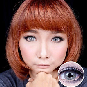COLORED CONTACTS AVENUE HONEY GRAY - Lens Beauty Queen