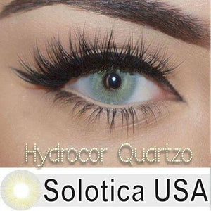 COLORED CONTACTS HYDROCOR AVENUE SOLOTICA QUARTZO (GRAY GREEN) - Lens Beauty Queen