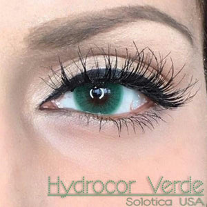 COLORED CONTACTS HYDROCOR AVENUE SOLOTICA VERDE GREEN - Lens Beauty Queen