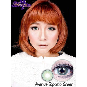 COLORED CONTACTS AVENUE TOPAZIO GREEN - Lens Beauty Queen
