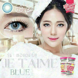 COLORED CONTACTS KITTY JETAIME BLUE - Lens Beauty Queen