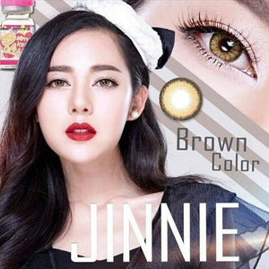 COLORED CONTACTS KITTY JINNIE BROWN - Lens Beauty Queen