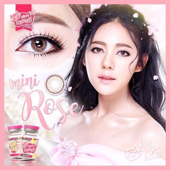 COLORED CONTACTS KITTY MINI ROSE BROWN - Lens Beauty Queen