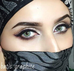 COLORED CONTACTS BATIS SPARTAX GRAPHITE - Lens Beauty Queen