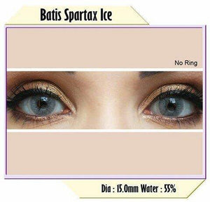 COLORED CONTACTS BATIS SPARTAX ICE NO RING - Lens Beauty Queen