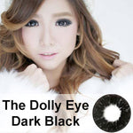 COLORED CONTACTS DOLLY EYE DARK BLACK - Lens Beauty Queen