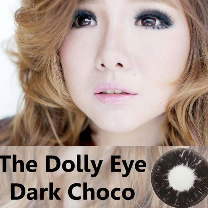 COLORED CONTACTS DOLLY EYE DARK CHOCO - Lens Beauty Queen
