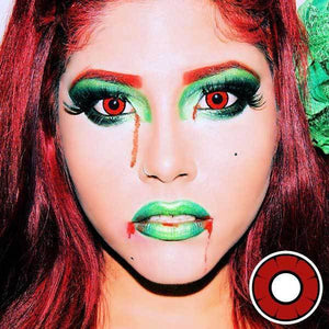 COLORED CONTACTS DOLLY EYE TWILIGHT RED - Lens Beauty Queen