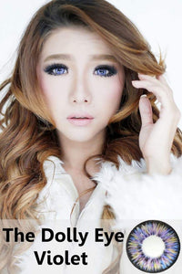 COLORED CONTACTS DOLLY EYE VIOLET - Lens Beauty Queen