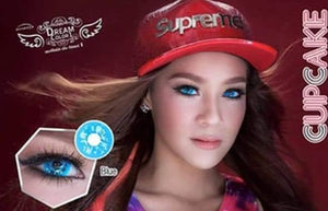 COLORED CONTACTS DREAM COLOR CUPCAKE BLUE - Lens Beauty Queen