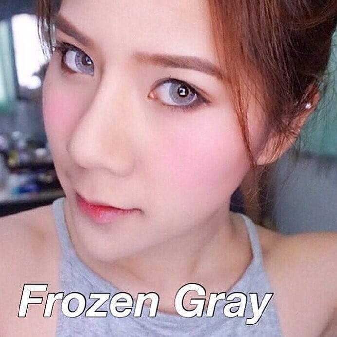 COLORED CONTACTS DREAM COLOR FROZEN GRAY - Lens Beauty Queen