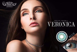 COLORED CONTACTS DREAM COLOR VERONICA BLUE - Lens Beauty Queen