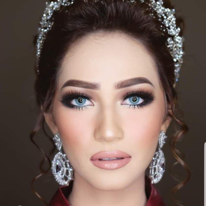 COLORED CONTACTS DUBAI GALAXY BLUE - Lens Beauty Queen