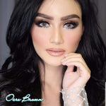 COLORED CONTACTS DUBAI GALAXY BROWN - Lens Beauty Queen