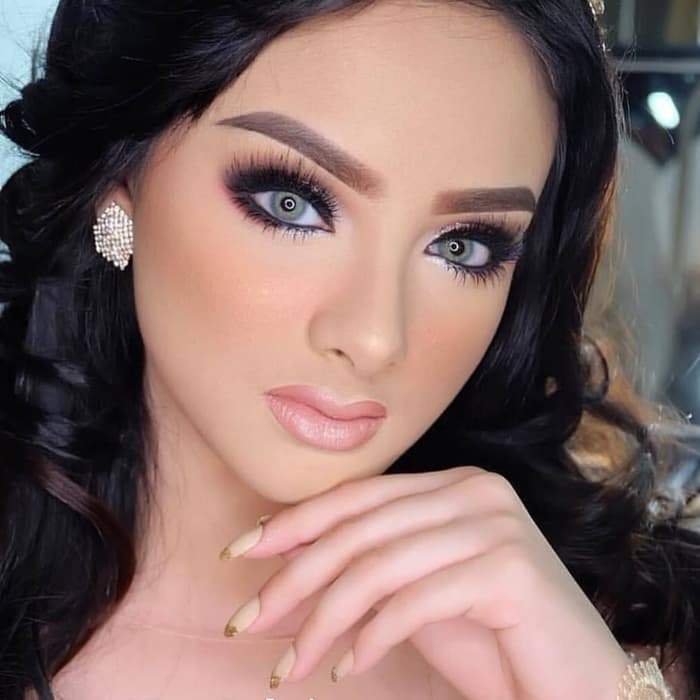 COLORED CONTACTS DUBAI GALAXY GRAY - Lens Beauty Queen