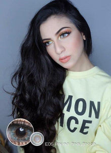 COLORED CONTACTS EOS ANUNA 3TONE GRAY GREEN - Lens Beauty Queen