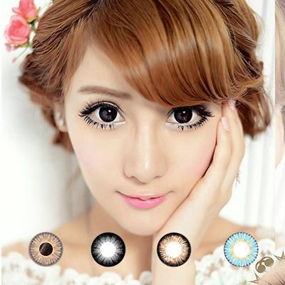 COLORED CONTACTS EOS BABY CHOCO - Lens Beauty Queen