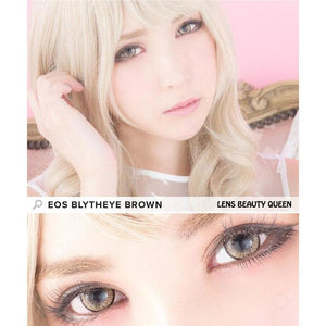 COLORED CONTACTS EOS BLYTHE EYE BROWN - Lens Beauty Queen