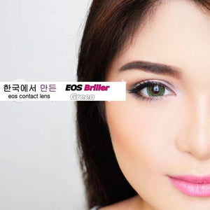 COLORED CONTACTS EOS BRILLER GREEN - Lens Beauty Queen