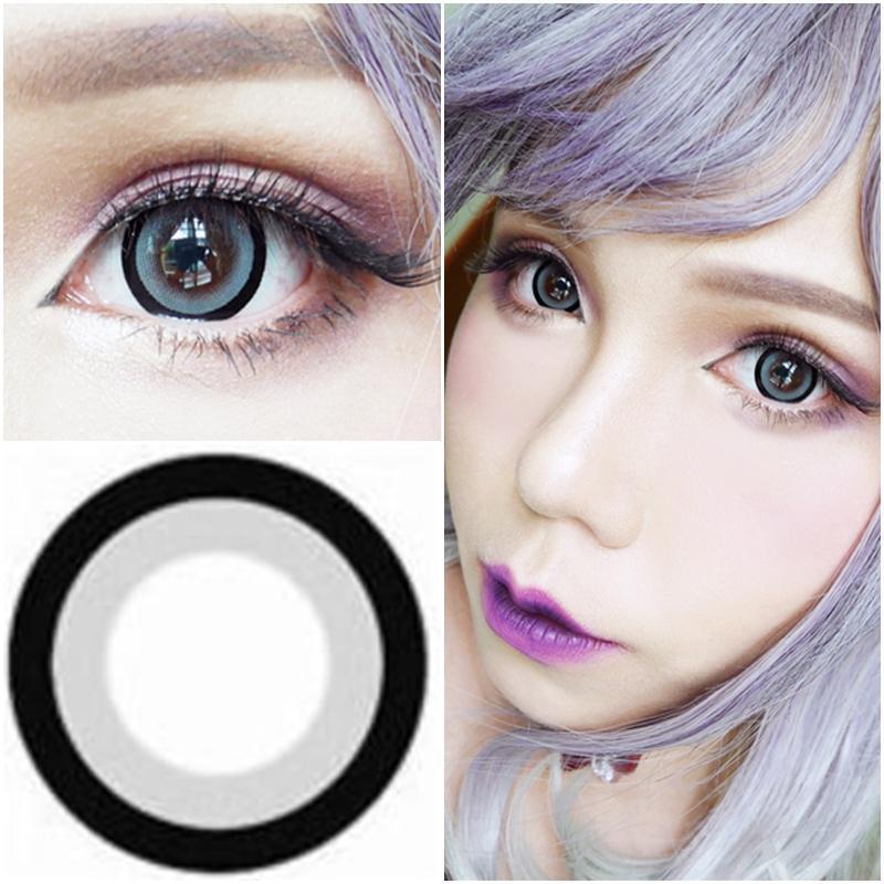 COLORED CONTACTS EOS CANDY SUGAR GRAY - Lens Beauty Queen