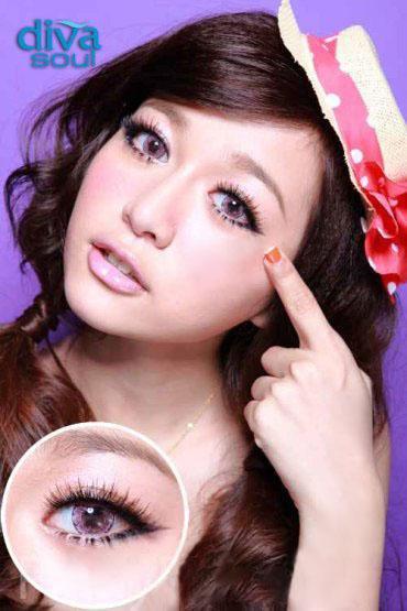 COLORED CONTACTS DIVA SOUL PINK - Lens Beauty Queen