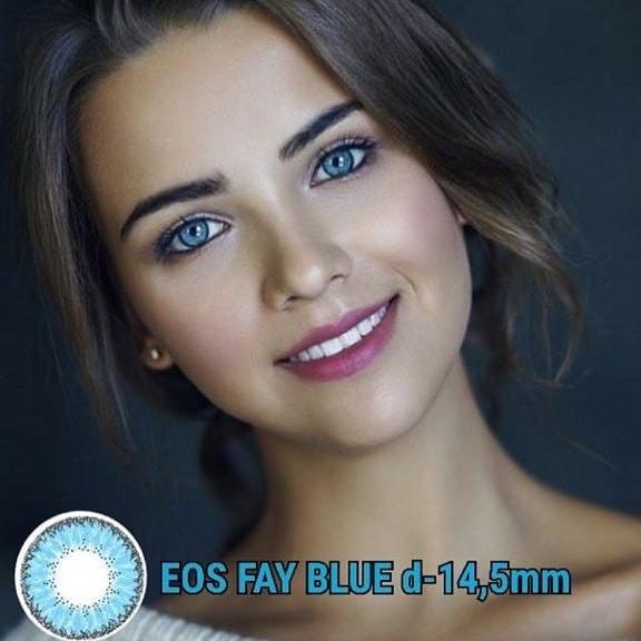 COLORED CONTACTS EOS FAY BLUE - Lens Beauty Queen
