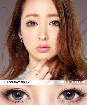 COLORED CONTACTS EOS FAY GRAY - Lens Beauty Queen