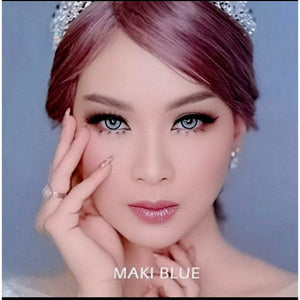 COLORED CONTACTS EOS MAKI BLUE lensbeautyqueen