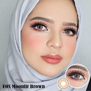 COLORED CONTACTS EOS MOONLIT BROWN - Lens Beauty Queen