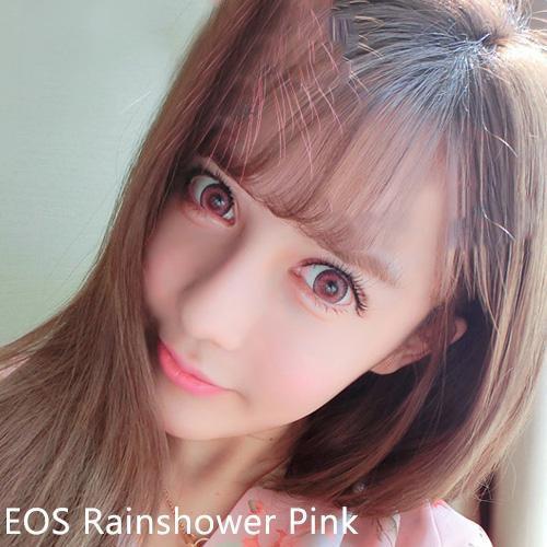 COLORED CONTACTS EOS RAINSHOWER PINK - Lens Beauty Queen