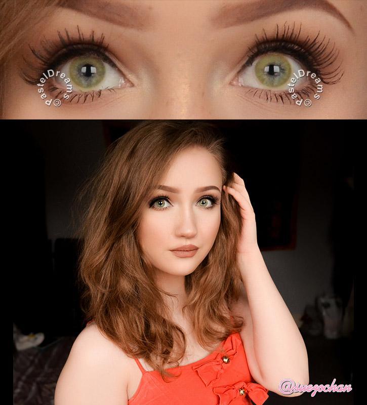COLORED CONTACTS EOS SOLE 1TONE BROWN - Lens Beauty Queen