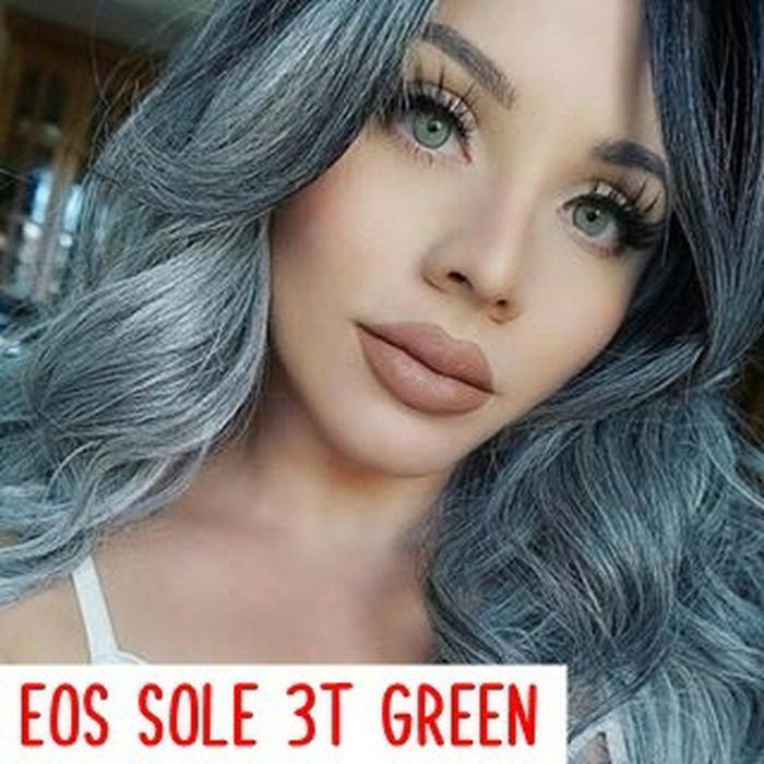 COLORED CONTACTS EOS SOLE 3TONE GREEN - Lens Beauty Queen