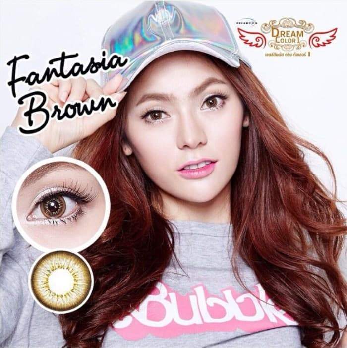 COLORED CONTACTS FANTASIA BROWN - Lens Beauty Queen