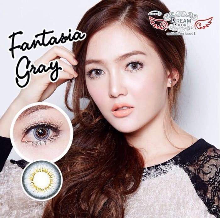 COLORED CONTACTS FANTASIA GRAY - Lens Beauty Queen