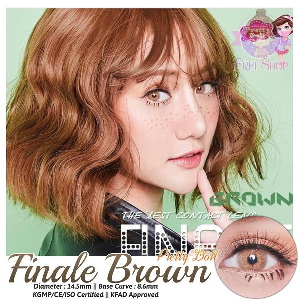 COLORED CONTACTS FINALE BROWN - Lens Beauty Queen