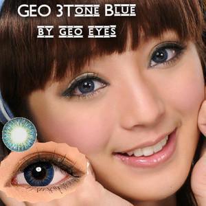 COLORED CONTACTS GEO 3 TONE BLUE - Lens Beauty Queen