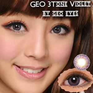 COLORED CONTACTS GEO 3 TONE VIOLET - Lens Beauty Queen