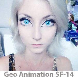 COLORED CONTACTS GEO ANIME SF14 - Lens Beauty Queen