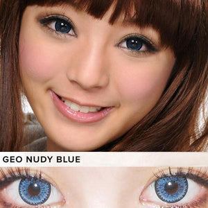COLORED CONTACTS GEO NUDY BLUE - Lens Beauty Queen