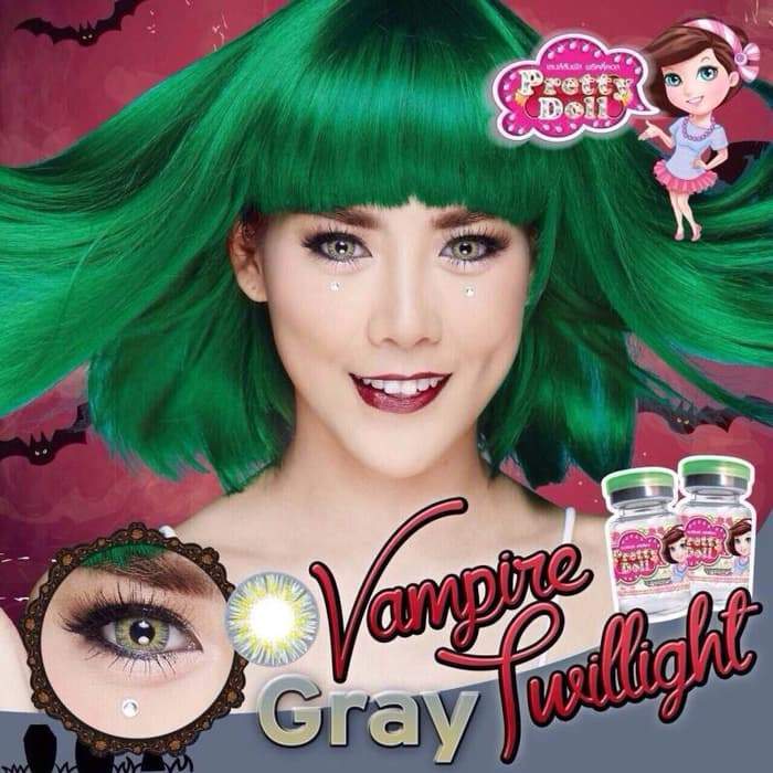 COLORED CONTACTS LITTLE VAMPIRE GRAY - Lens Beauty Queen
