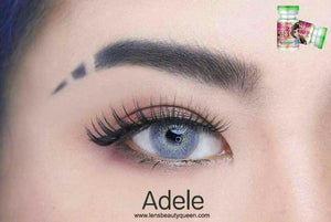 COLORED CONTACTS PRETTY ADELE GRAY - Lens Beauty Queen
