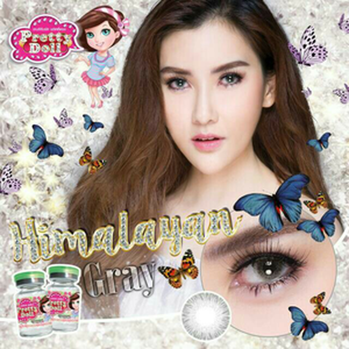COLORED CONTACTS PRETTY DOLL HIMALAYAN GRAY - Lens Beauty Queen