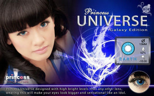 COLORED CONTACTS PRINCESS UNIVERSE EARTH - Lens Beauty Queen
