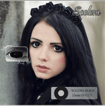 COLORED CONTACTS SCLERA BLACK - Lens Beauty Queen