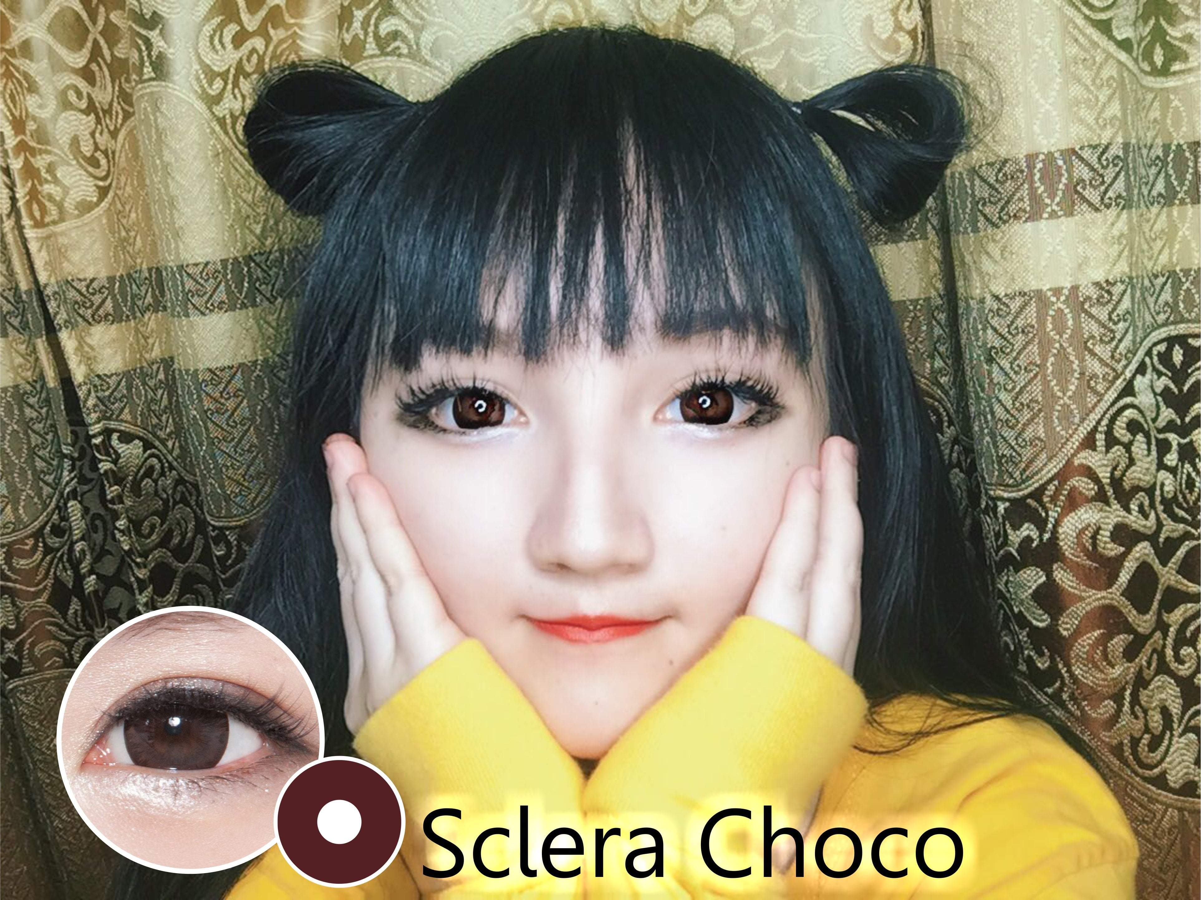 COLORED CONTACTS SCLERA CHOCO - Lens Beauty Queen