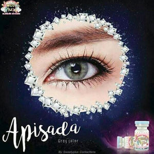 COLORED CONTACTS SWEETY APISADA GRAY - Lens Beauty Queen
