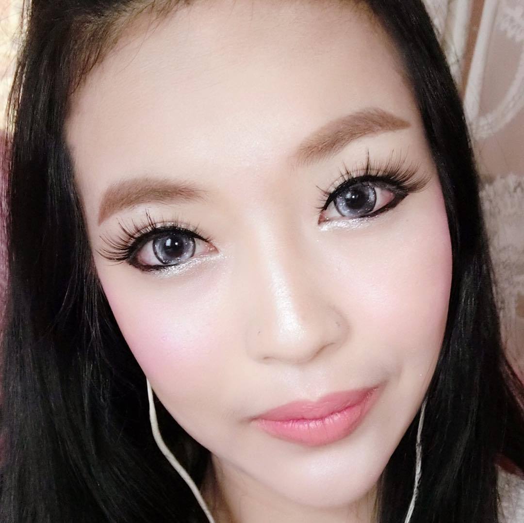 COLORED CONTACTS SWEETY GALAXY GRAY - Lens Beauty Queen