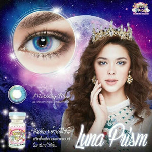 COLORED CONTACTS SWEETY LUNA PRISM BLUE - Lens Beauty Queen