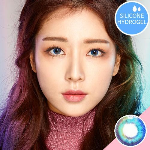 COLORED CONTACTS SWEETY LUNA PRISM BLUE - Lens Beauty Queen