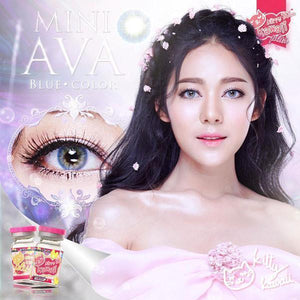 COLORED CONTACTS KITTY MINI AVA BLUE - Lens Beauty Queen
